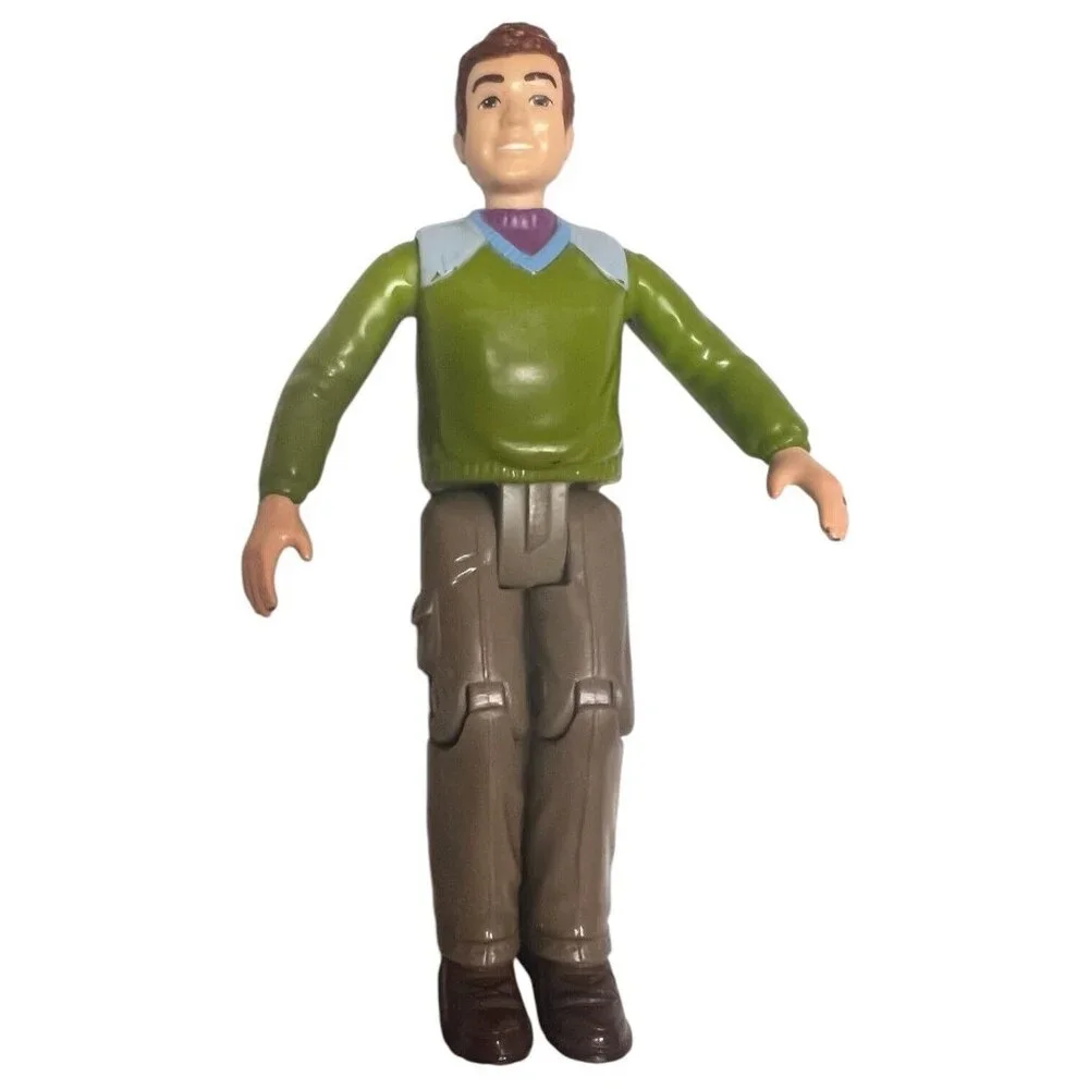 Fisher-Price Loving Family Dollhouse 2011 Dad Father Doll Figure w Green Sweater